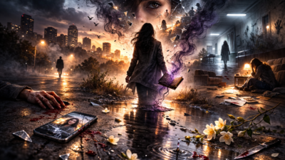 Psychological Thriller Visual Language concept art representing distorted perception and cinematic subjectivity