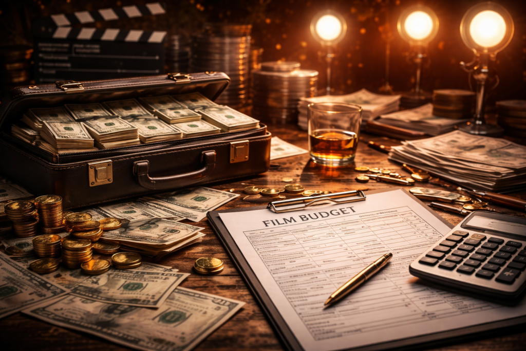 Visual concept representing mid-budget film franchise potential and sustainable production