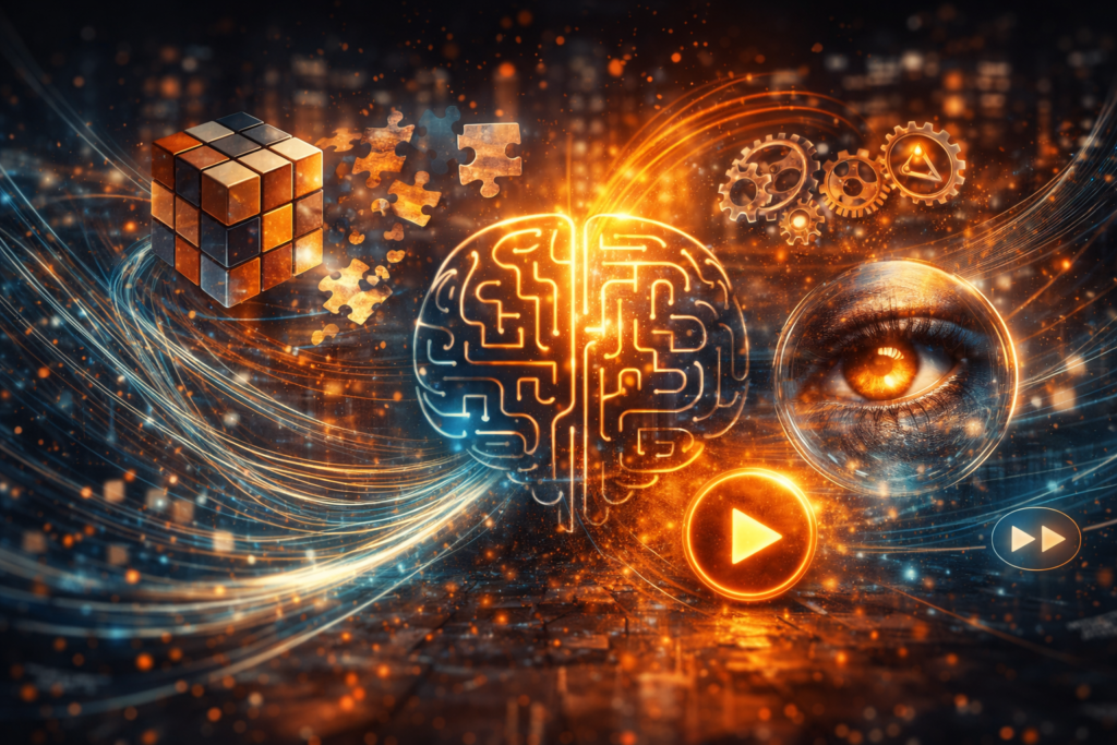 Abstract representation of evolving audience psychology influencing psychological thriller investment