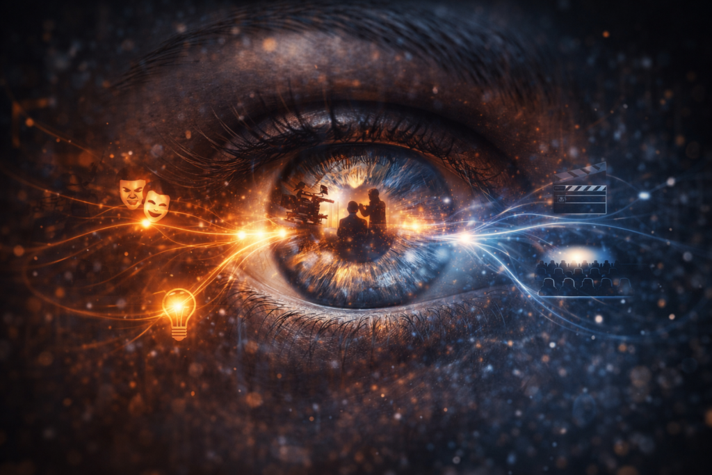 Film production strategy visualizing future cinematic experience before production begins