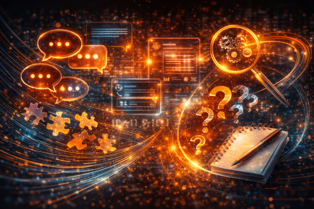 Abstract representation of narrative stickiness driving long-term psychological thriller investment value